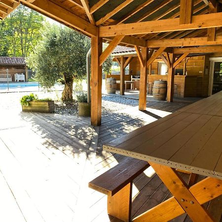 Ensemble De 3 Villas Avec Piscine Chauffee, Esprit Detente 桑吉内 外观 照片